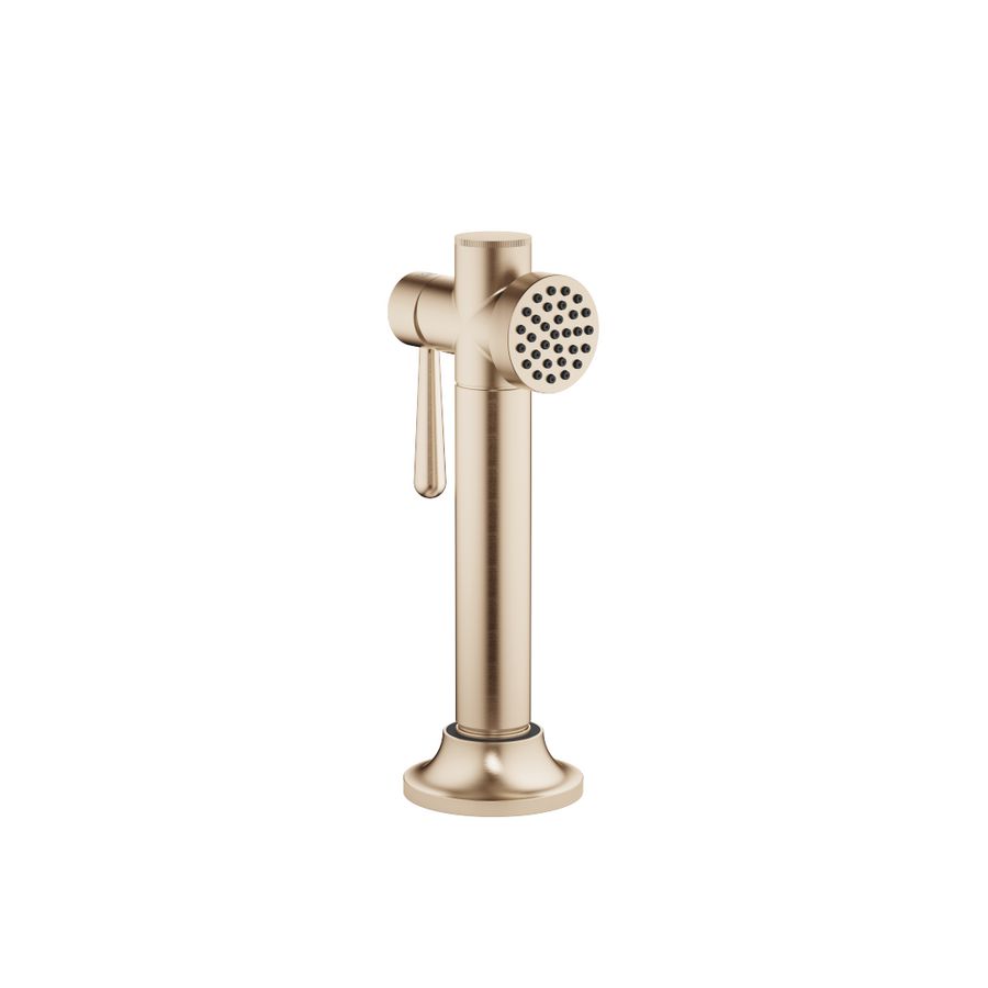 VAIA Spoeldouche-garnituur Champagne gebors. (22kt Goud)