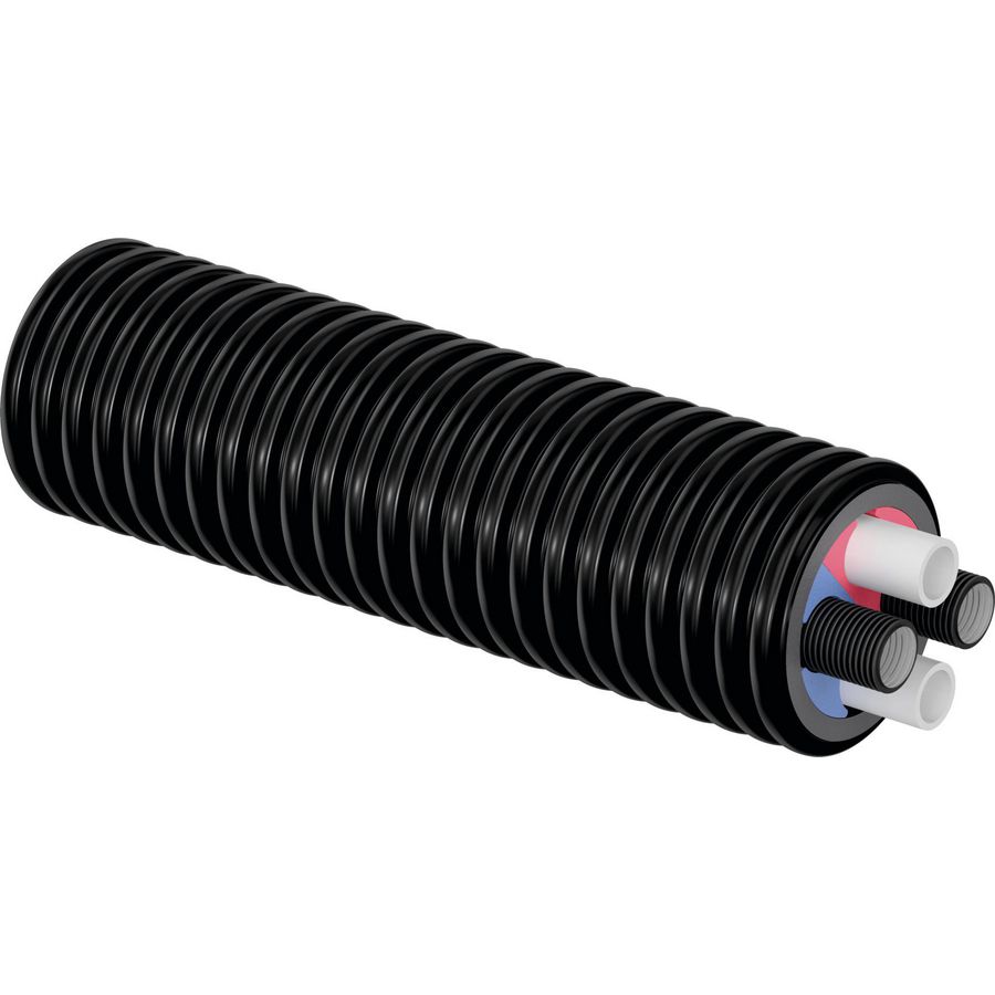 Lengte per mtr. voorgeisoleerde buis ECOFLEX Thermo Twin HP 2x (32x2,9) + 2x(32x3,5)/140