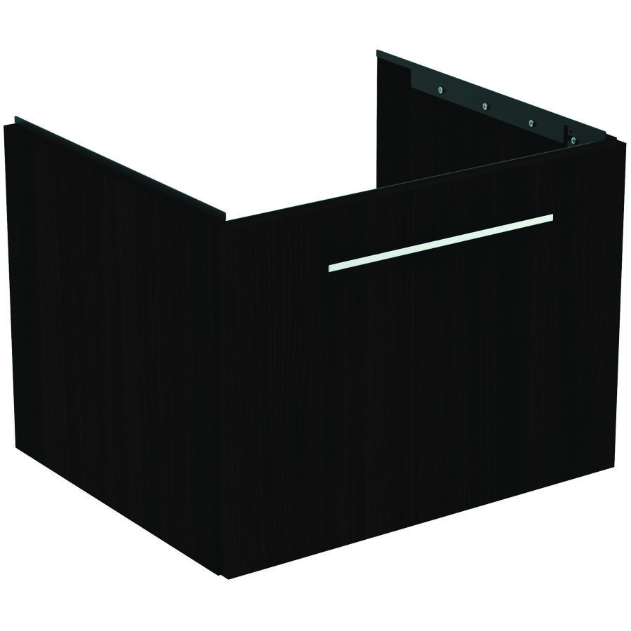 Wastafelmeubel I.LIFE-B 60cm 1x la coffee donker eiken