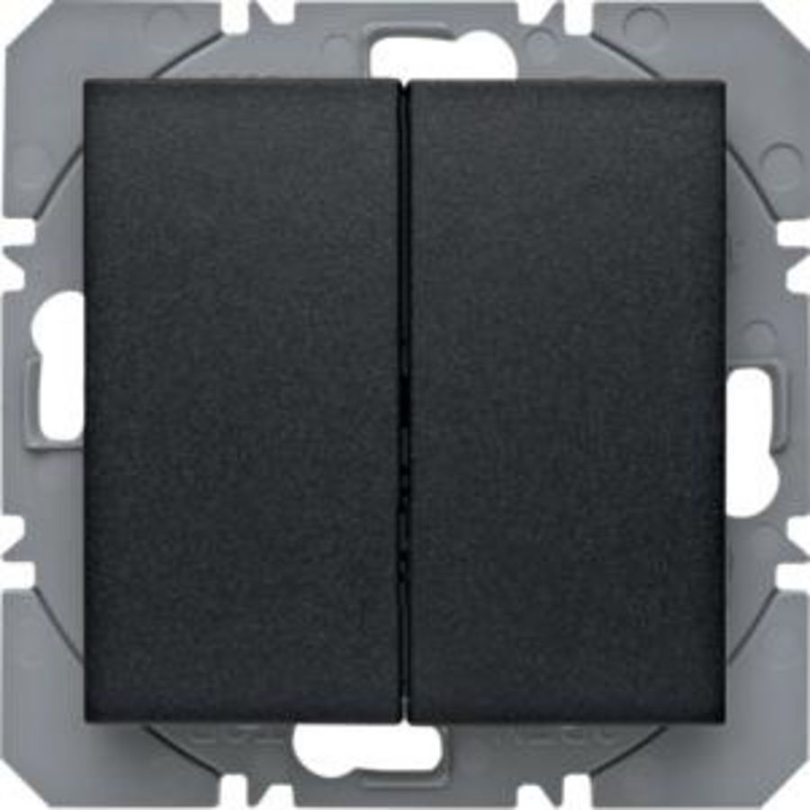 Vlakkewandzender KNX-RF 2-v batterij berker S.1/B.3/B.7 antraciet