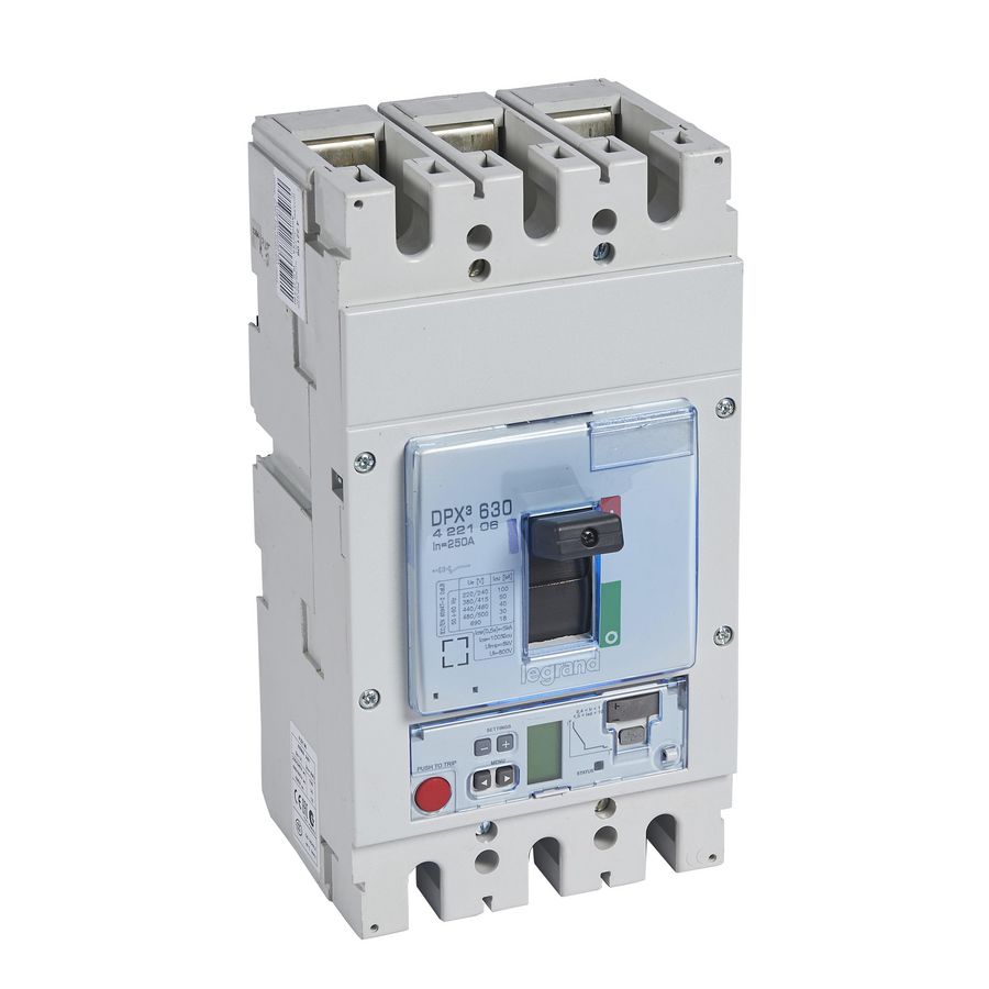 Vermogensschakelaar 630 S2 + meten 3P 250A 50kA 400V DPX3