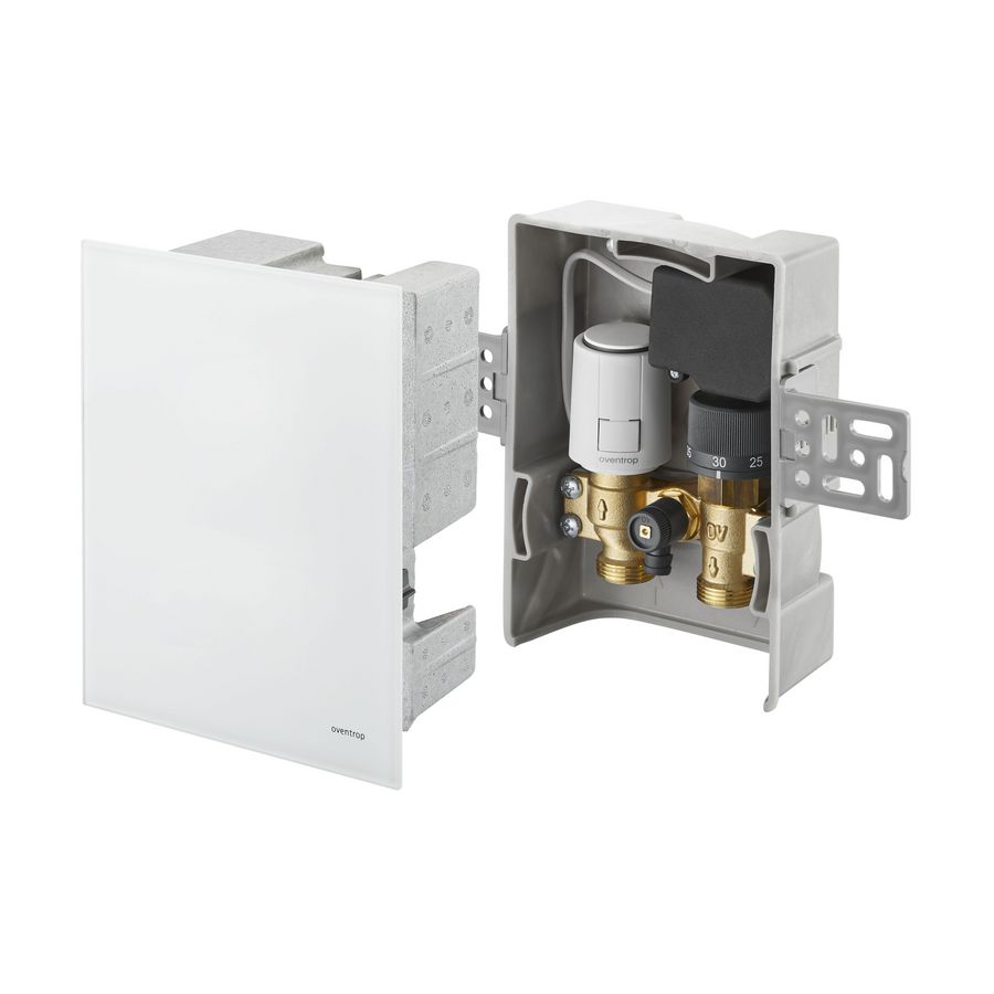 Ruimte- +retourtemp.regeling Unibox TQ-RTL R-Tronic glas wit