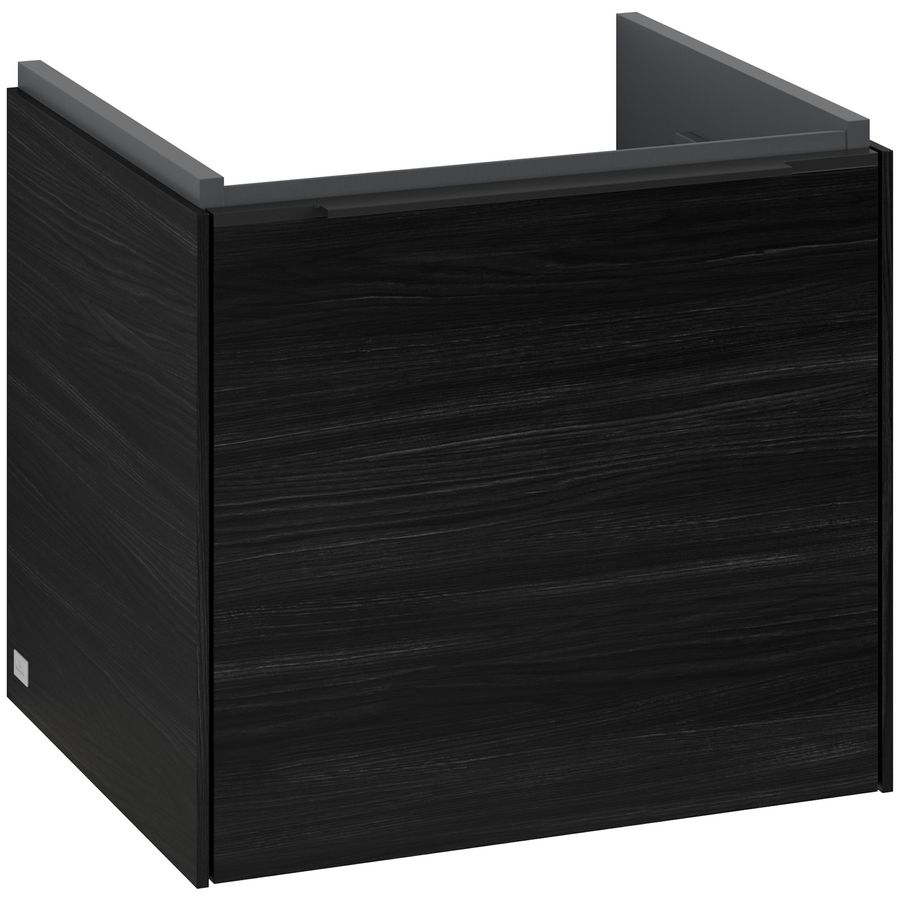 Wastafelonderkastkast SUBWAY 3.0 473x429x407,5mm Black Oak C580L1AB greep Volcano Black