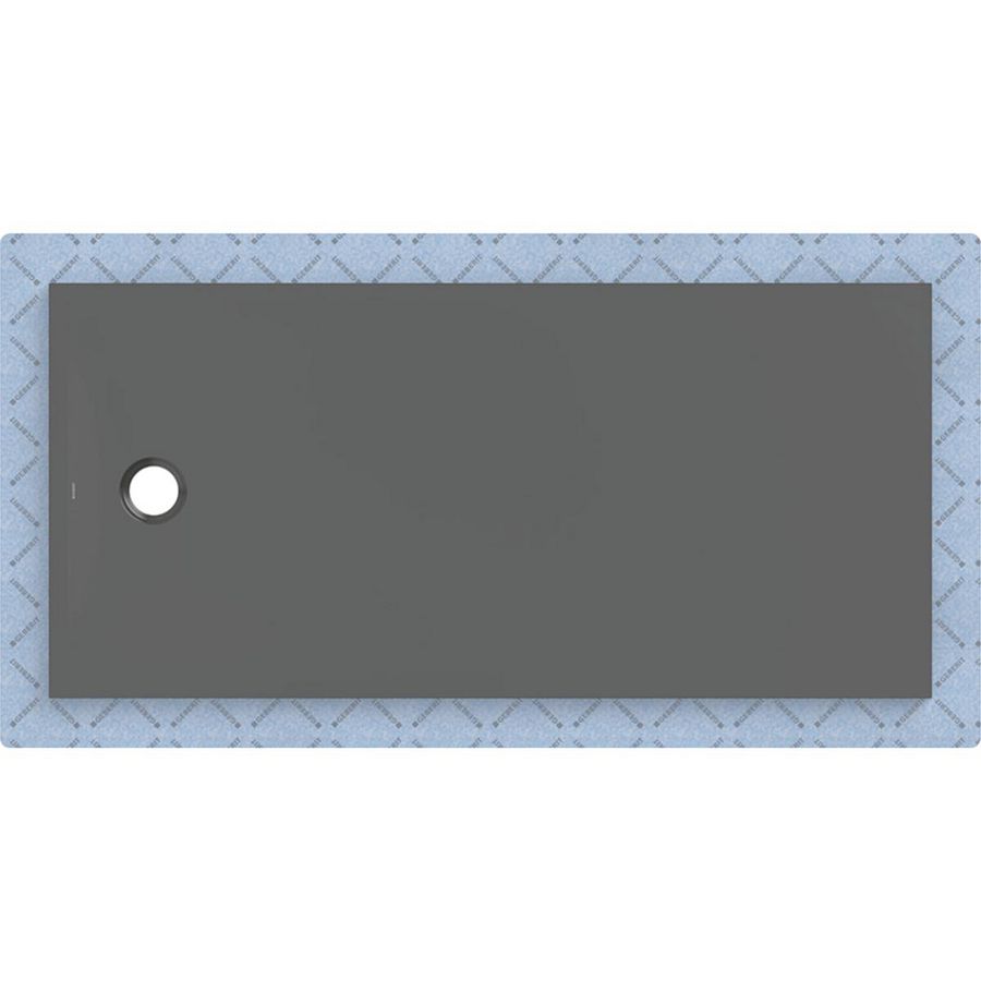 Douchevloer CleanFloor30 met afdichtingsvlies grafiet: 170x80cm