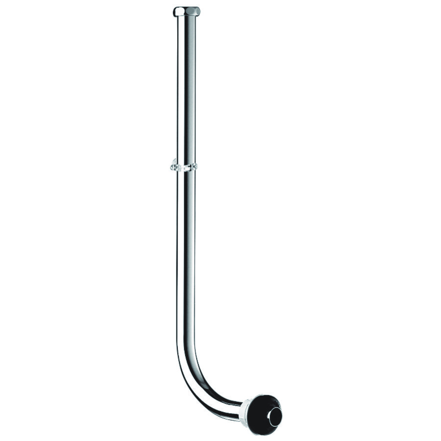 Spoelpijp gebogen diam.32/55 RVS voor 1"1/4