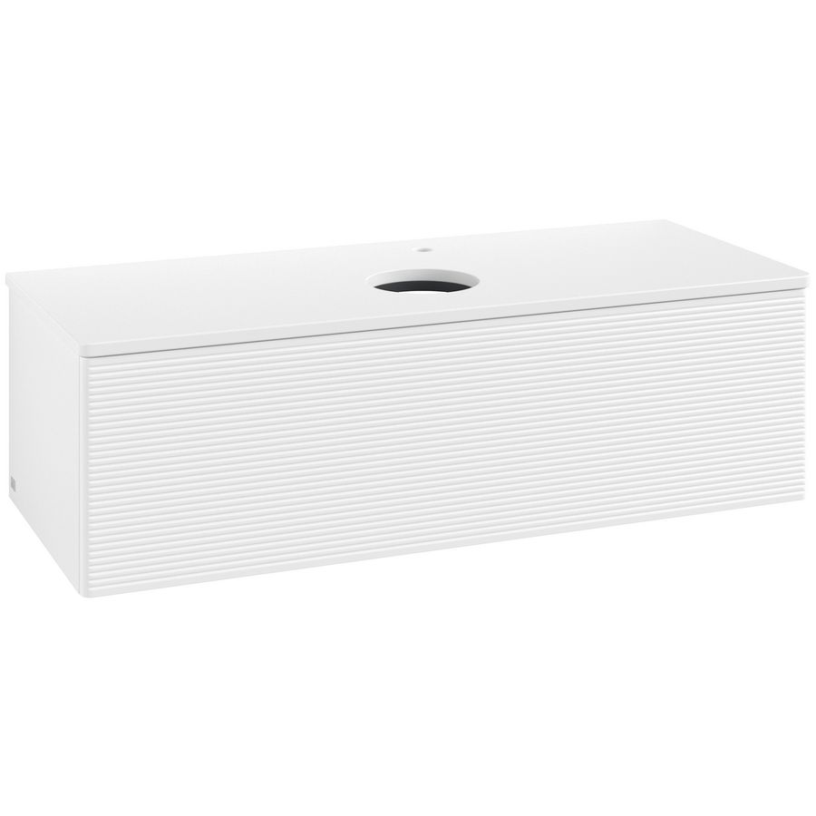 Wastafelonderkast Antao 1200x360x500mm White Matt Lacquer L32150MT