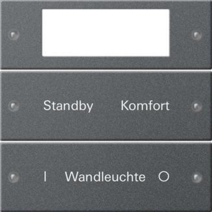 Wippenset 2-voudig Plus beschr. System 55 antracit(gel.)
