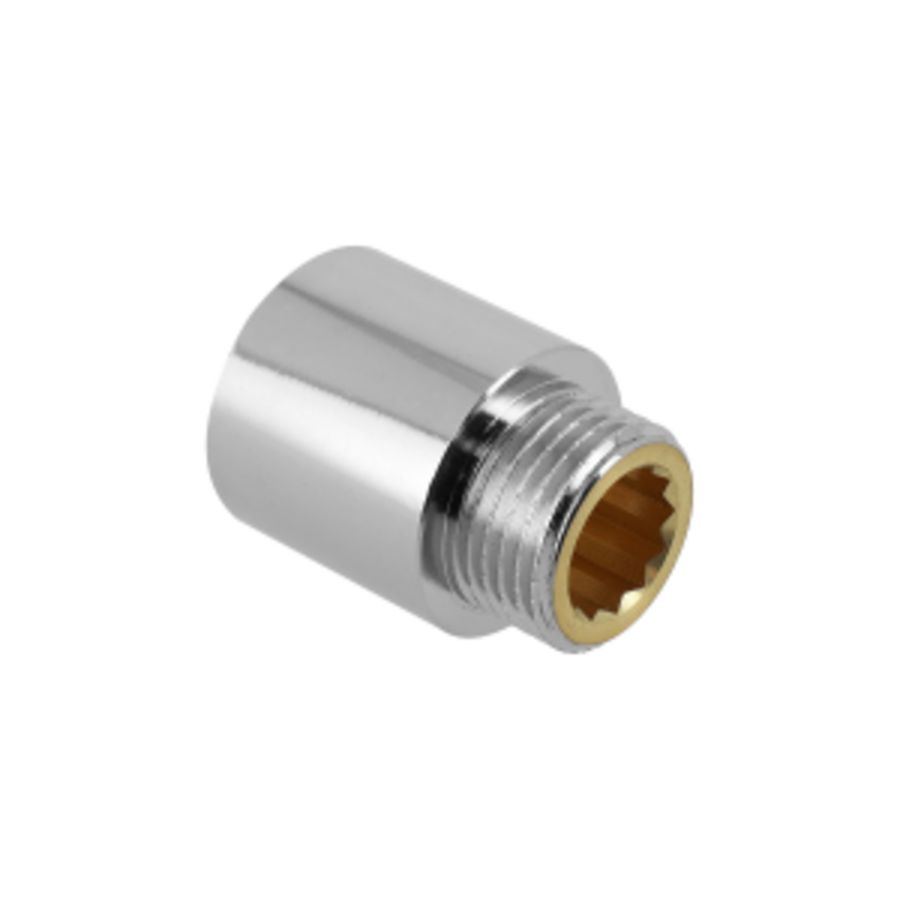Kraanverlengstuk verchroomd 1/2"x20mm