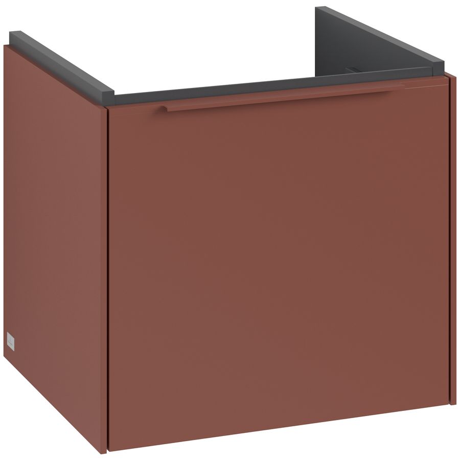 Wastafelonderkastkast SUBWAY 3.0 473x429x407,5mm Wine Red C58002AH greep monochroom