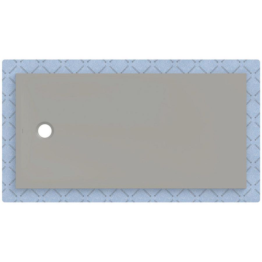 Douchevloer CleanFloor30 met afdichtingsvlies grijs: 160x80cm