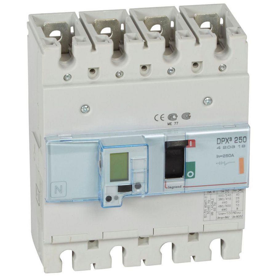 Vermogensschakelaar 250 ELE 250A 4-polig 25kA DPX3