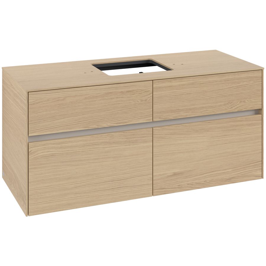 Wastafelonderkast Collaro 1200x548x500mm Nord.Oak C12800VJ