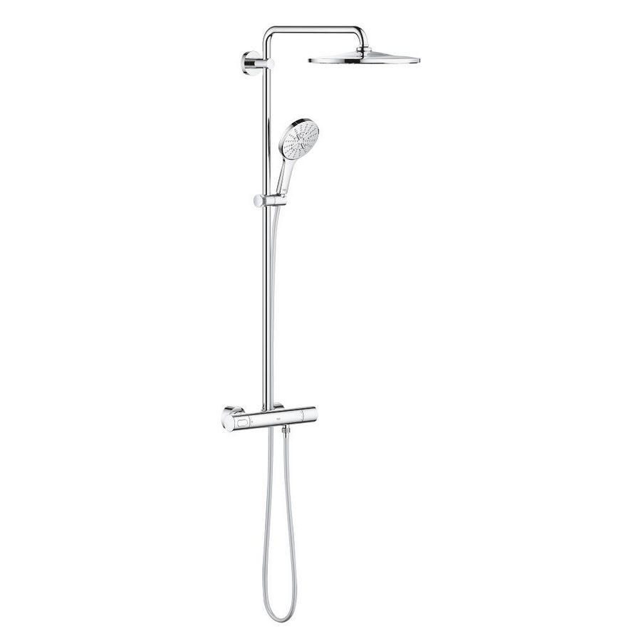 Rainshower SmartActive 310 douchesysteem Mono Rond  incl. S-koppelingen Warm Sunset geborsteld