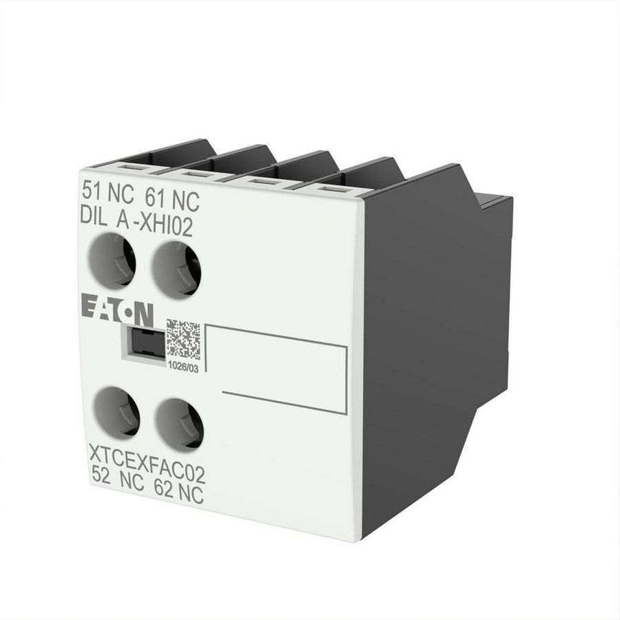 Hulpcontactblok DILA-XHI02 hulpcontact 0m 2v VVE=5