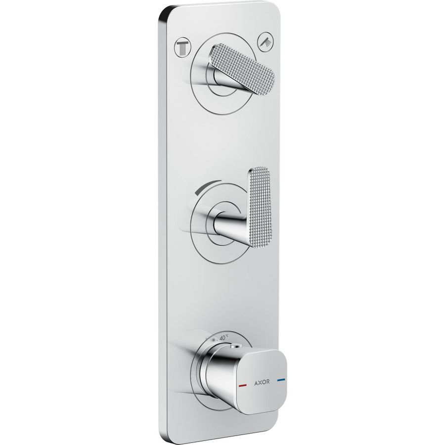 Afbouwdeel termostaat module 380/120 pl v 2 douchefuncti Cubic Cut greep chroom Citterio-C