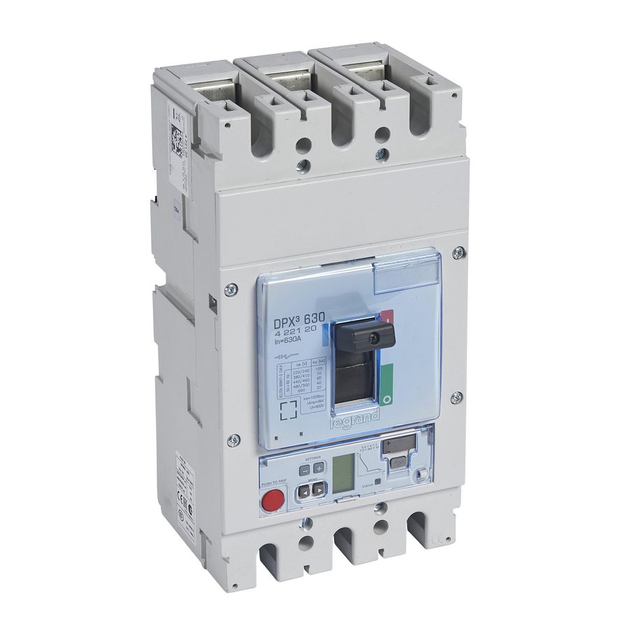 Vermogensschakelaar 630 S2 + meten 3P 630A 70kA 400V DPX3