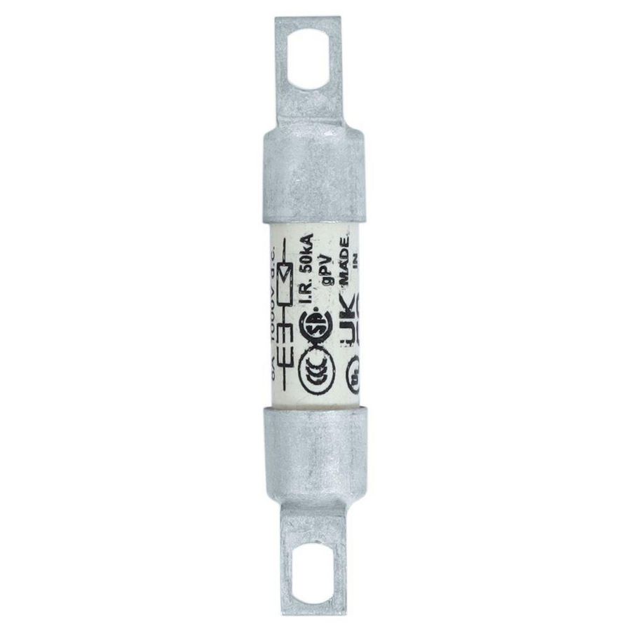 Zekering hoge snelheid 8A DC 1000V 50kA IEC 60269-6 VVE=10