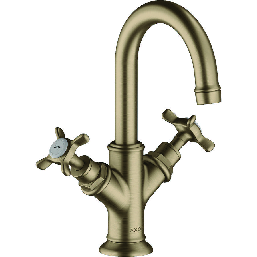 AXOR Montreux 2-hendel wastafelkraan brushed nickel