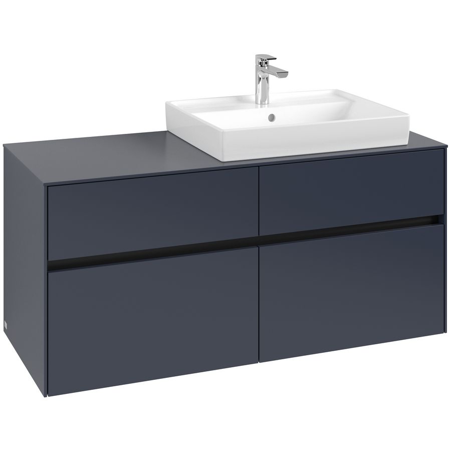Wastafelonderkast Collaro 1200x548x500mm Marine Blue C083B0VQ