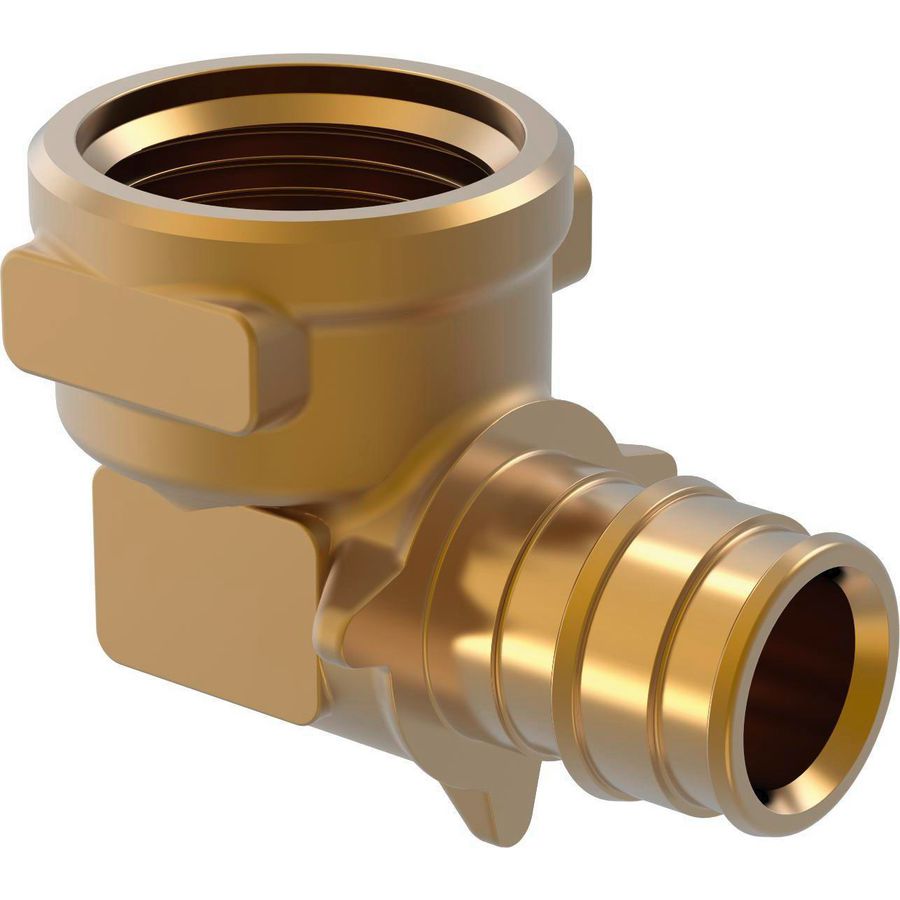 Schoefbus haaks schuif Q&E messing 20x3/4"bn. parallel