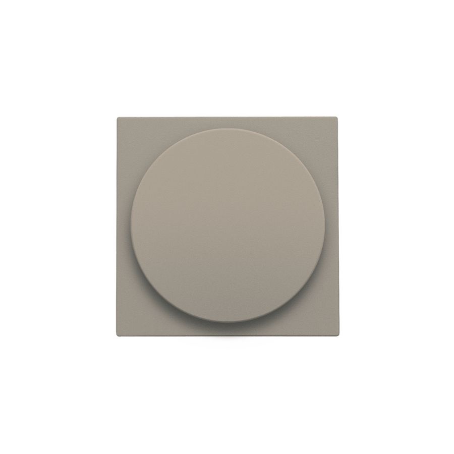 Afwerkingsset draaiknopdimmer/extensie incl. draaiknop bronz