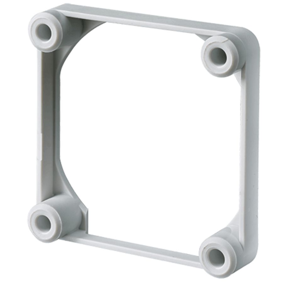 Montageflens hoh 38x38mm voor SCHUKO