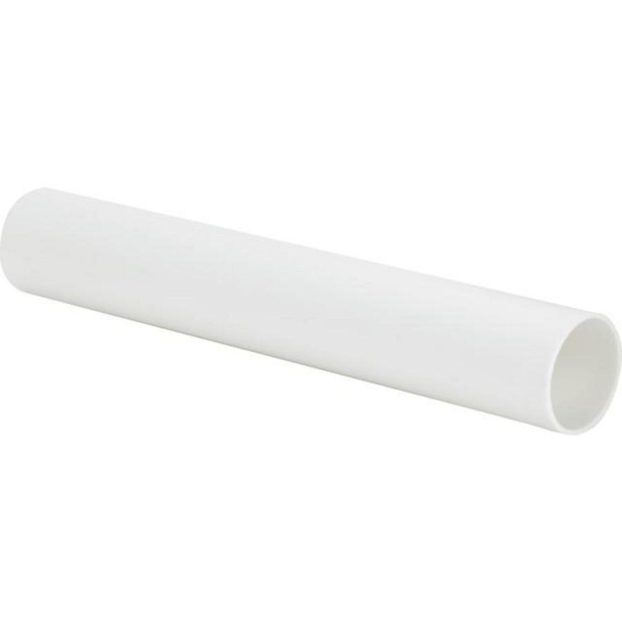 PP muurbuis 1.1/2"-40x200mm v. bekersifon wit
