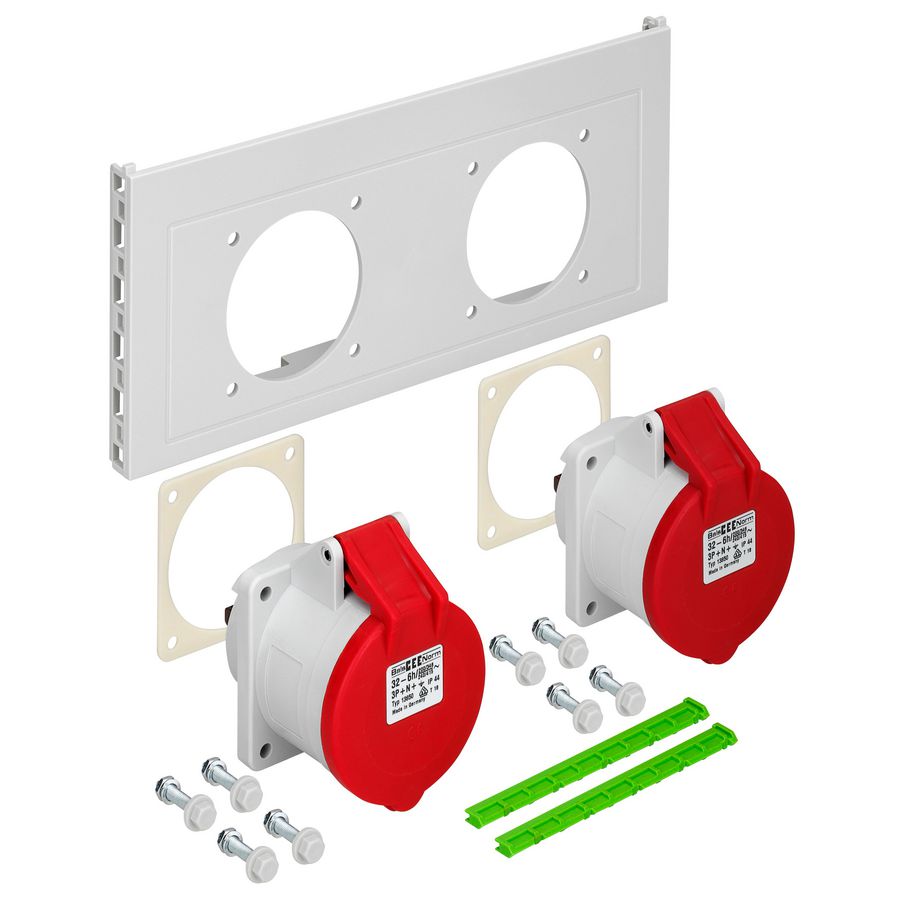 Contactdoos flens IP44 IK08 07238101