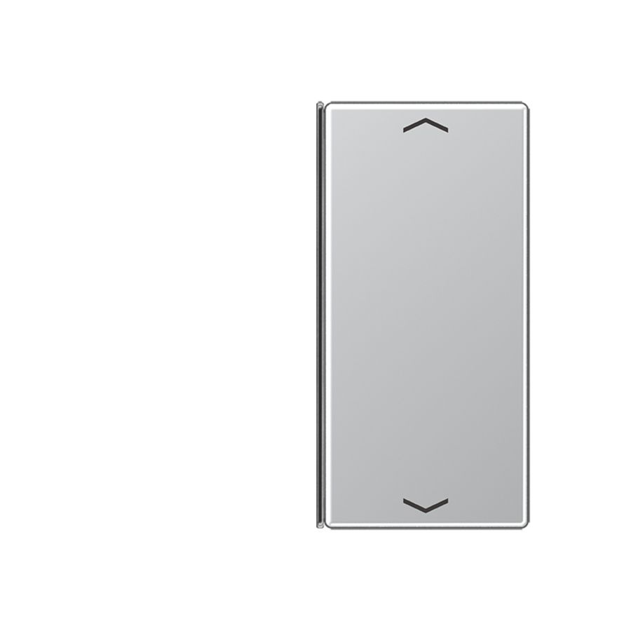 Tastafdekking A/AS 2-voudig pijl compleet alu. KNX