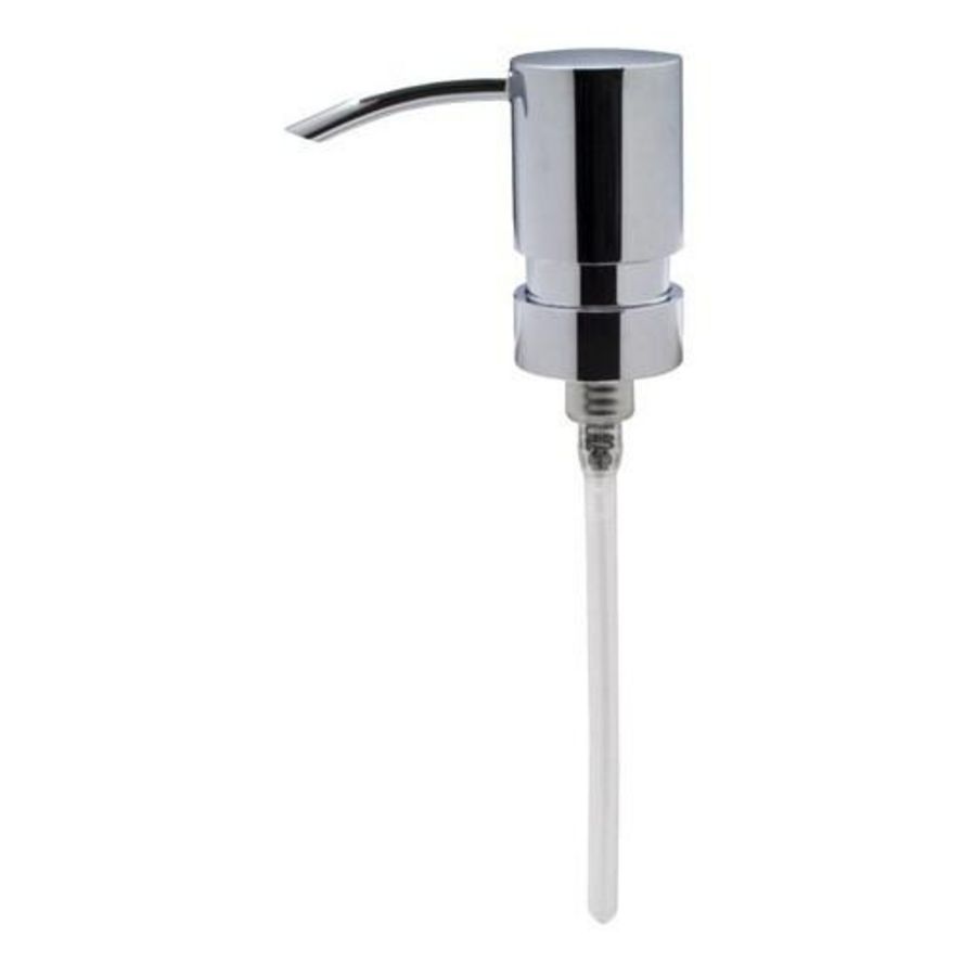 Zeeppomp, metaal, chroom, (S2224)