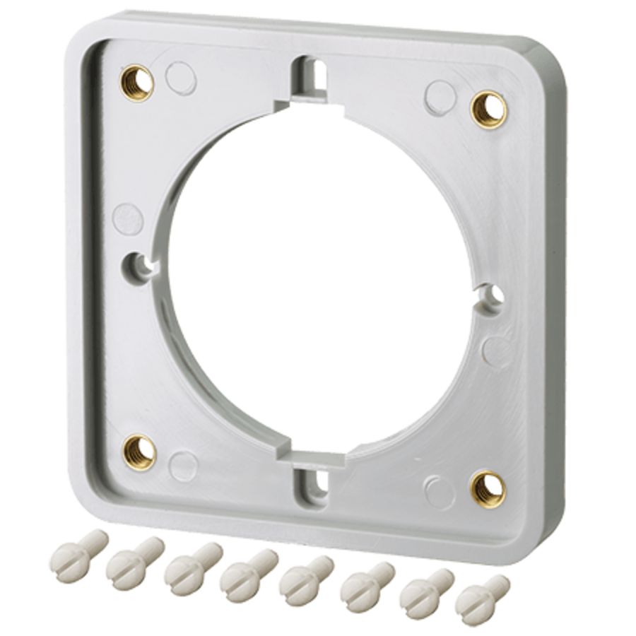 Flens Inbouwwandcontactdoos 75x75 mm wandgoot