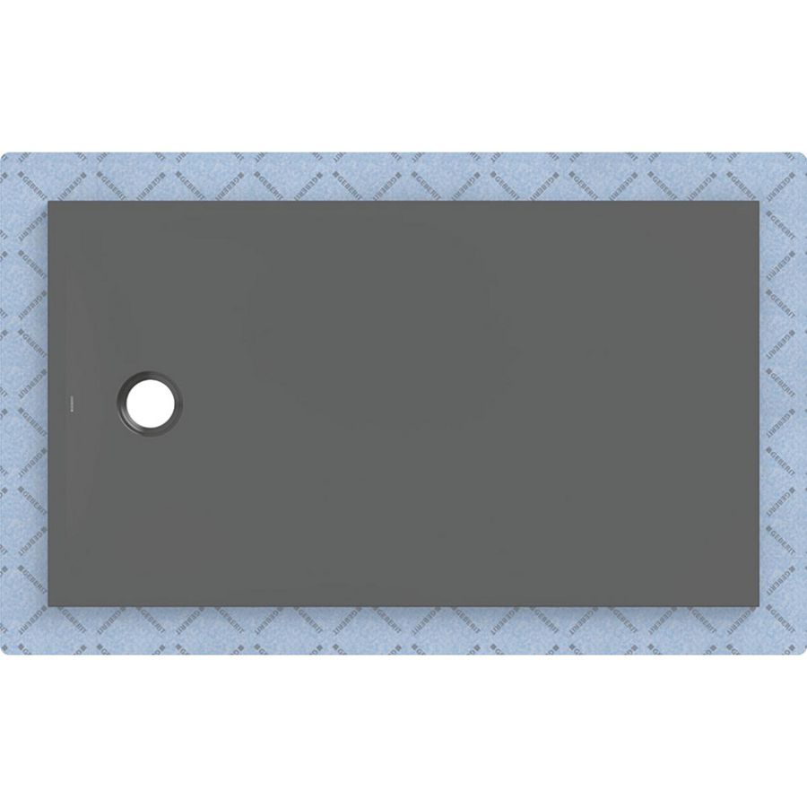 Douchevloer CleanFloor30 met afdichtingsvlies grafiet: 140x80cm