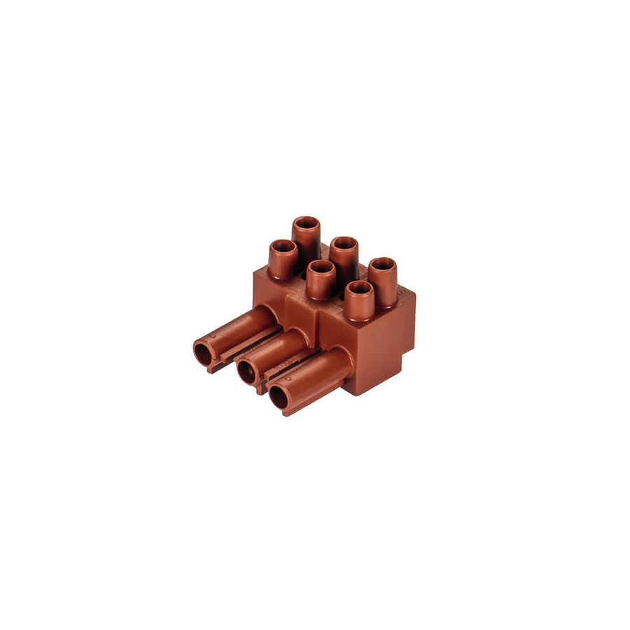 Stekerdeel ST18/3s2c h bruin VVE=200