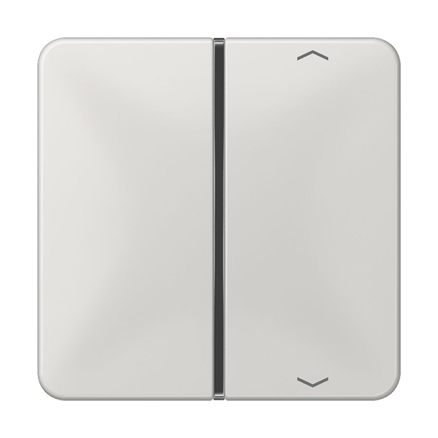 Tastafdekking 1-voudig pijl CD lichtgrijs KNX