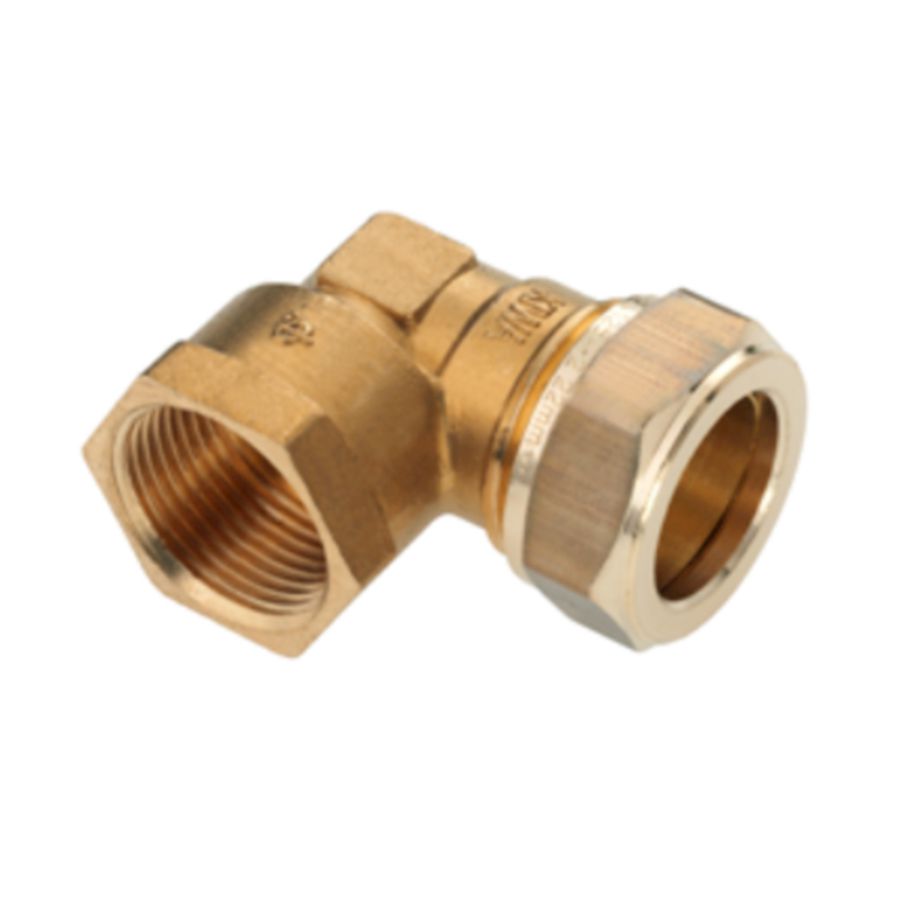 Schroefbus haaks knel 12x3/8" bn. lang KIWA/Gastec