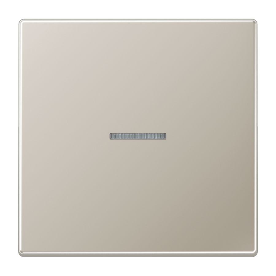 Stuurafdekking LS 1voudig edelstaal HOME