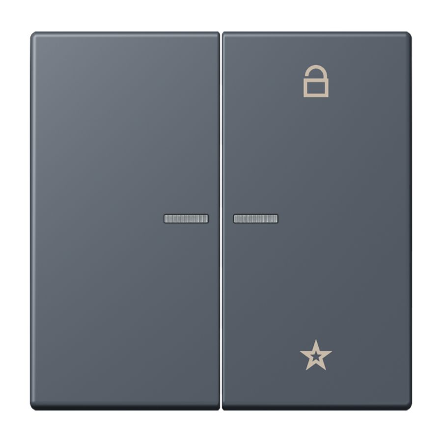 Stuurafdekking universeel 1-voudig LC4320U eNet