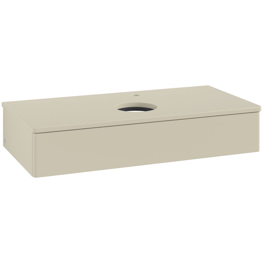Wastafelonderkast Antao 1000x190x500mm S.Grey Matt Lacquer K09050HJ