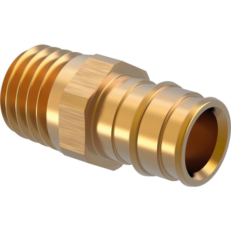 Puntstuk schuif Q&E messing 20x1/2"bt.conisch