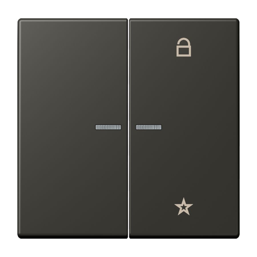 Stuurafdekking universeel 1-voudig LC4320R eNet