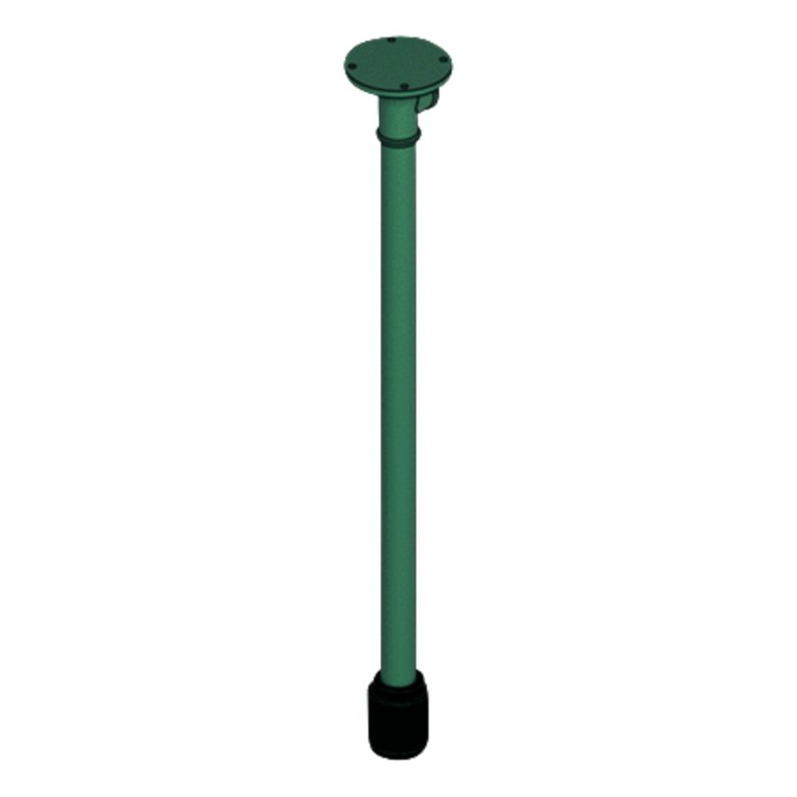 Nooddouche B-safety zonder bediening plafondopbouw groen