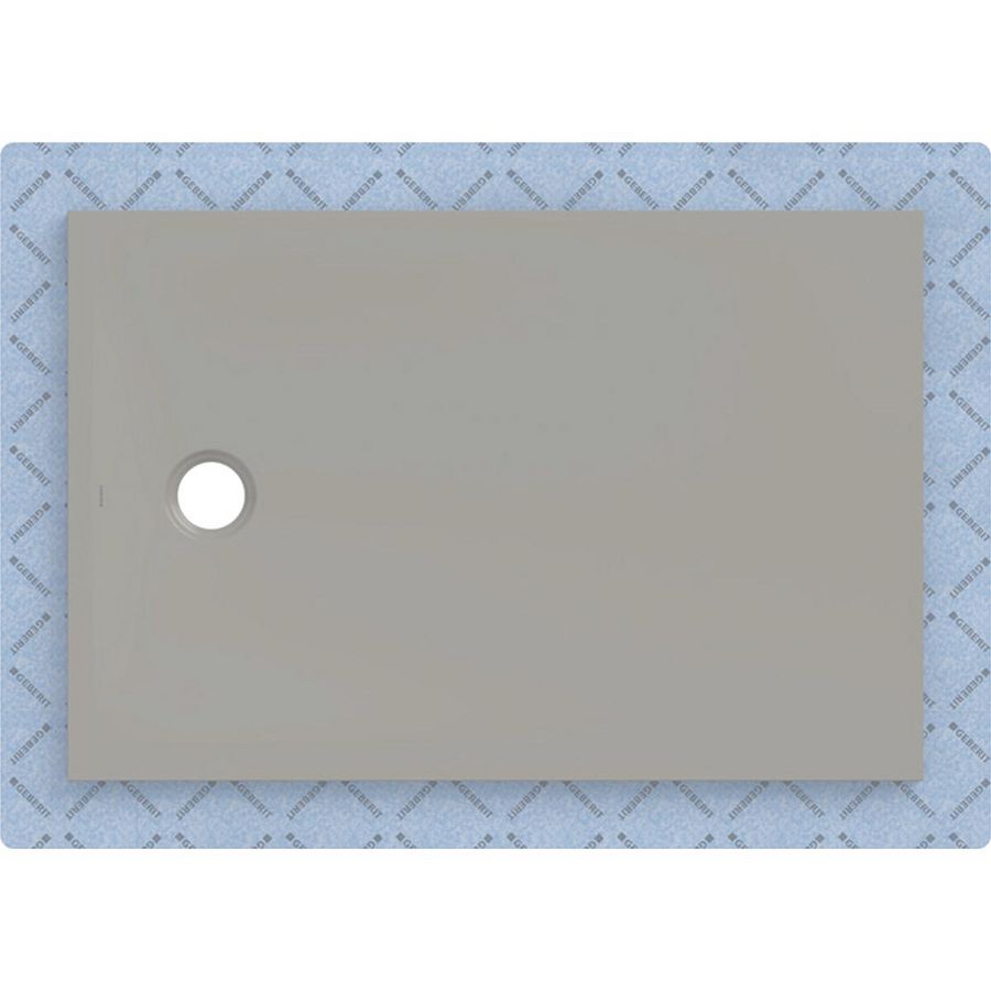 Douchevloer CleanFloor30 met afdichtingsvlies grijs: 120x80cm