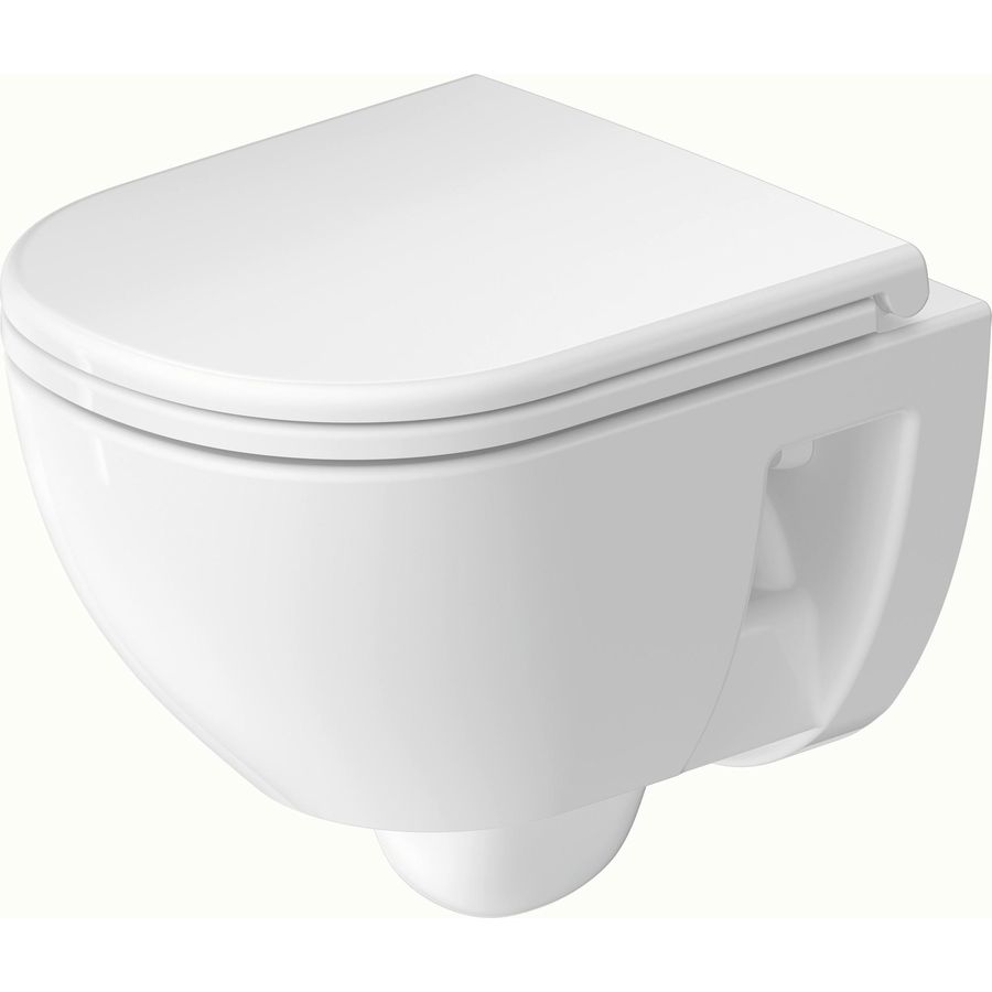 D-CODE #251509 wandcloset compact 480mm wit diepspoel rimless hoogglans (excl. zitting)
