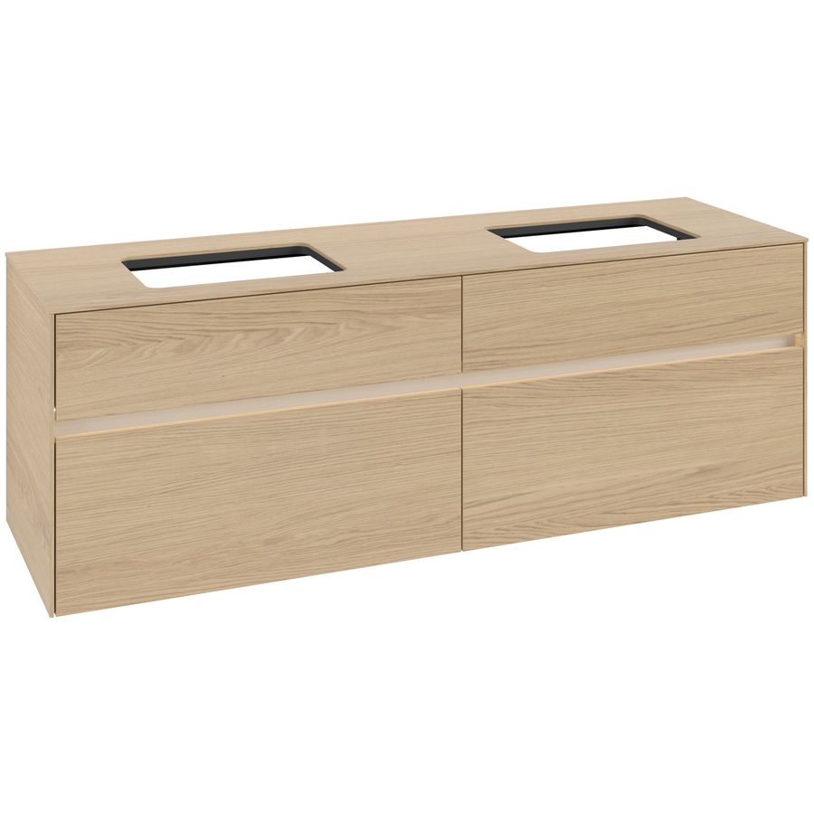 Wastafelonderkast Collaro 1600x548x500mm Nord.Oak C123B0VJ