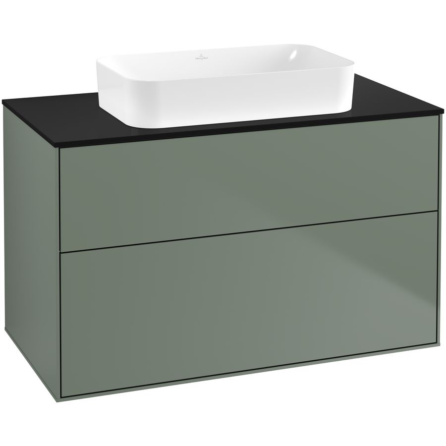 Wastafelonderkast Finion 1000x603x501mm Olive Matt Lacquer G64200GM