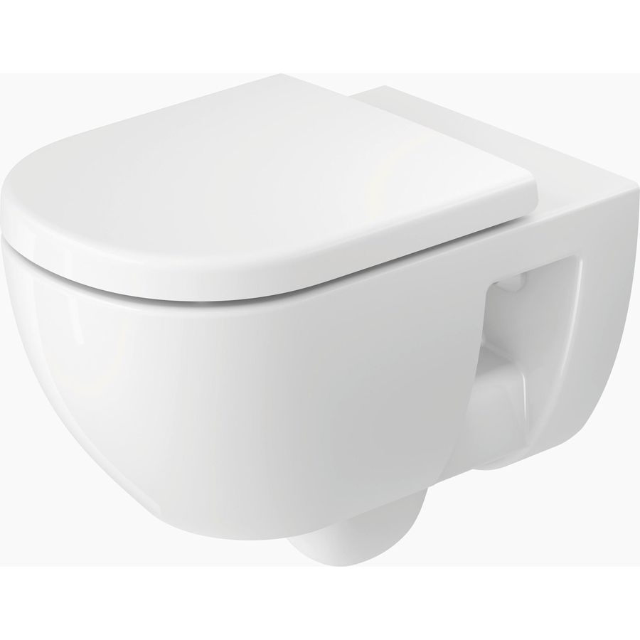 D-CODE #251409 wandcloset 570mm wit diepspoel rimless hoogglans (excl. zitting)