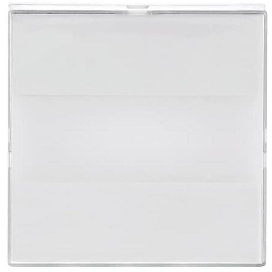 Infoline centraalplaat met rode en neutrale lens s-studiowit (1573 CN-84)