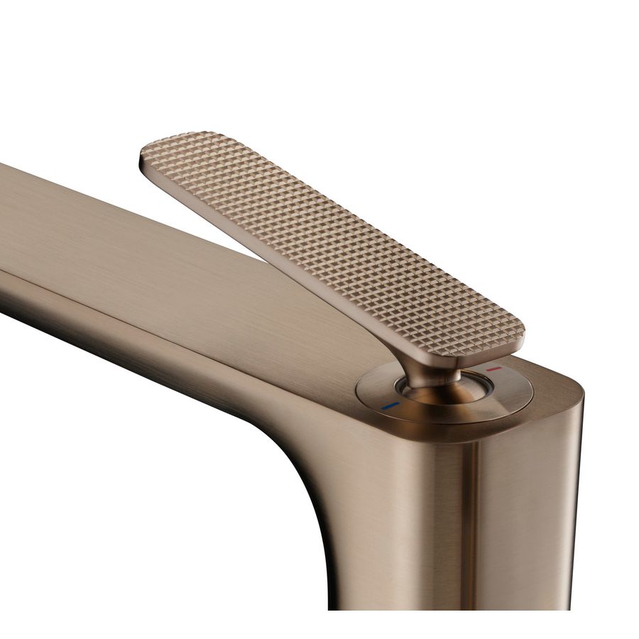 Afbouwdeel 1-hendel badmengkraan vrijstaand brushed bronze Citterio-C