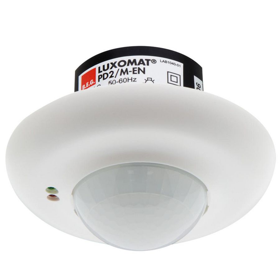 Aanwezigheidsmelder 2C 360gr. VZ wit IP20 10m 2Kanaal