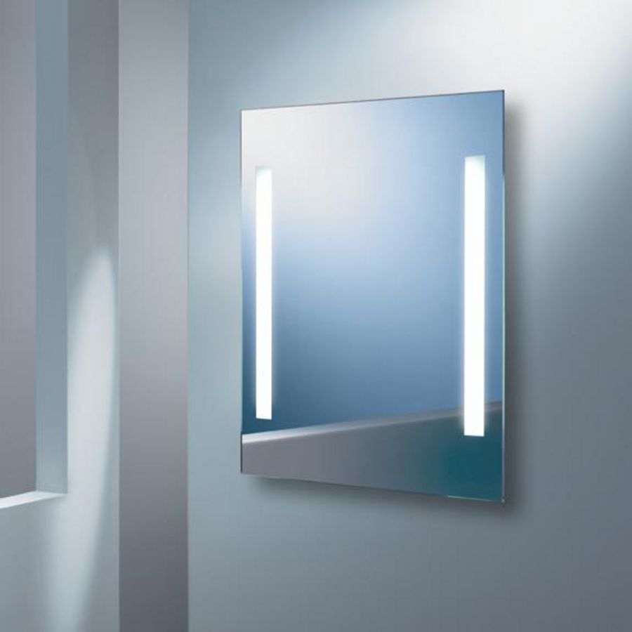 Spiegel rechthoekig Duplice Led Eco hxbxd 700x500x30mm  led links en rechts 4000K 230V